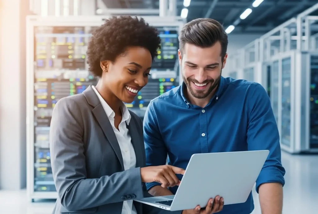 Diverse IT professionals